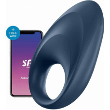 Satisfyer Mighty One — vibrējošs sviras gredzens — zils
