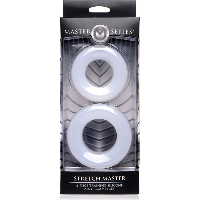 Xr Brands Stretch Master - 2-daļīgs silikona anālo gredzenu komplekts