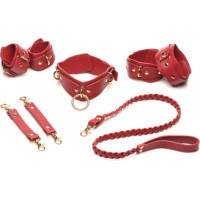 Xr Brands Lover's Restraints Set - Red
