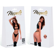 Mapalé Kaheosaline komplekt - S/M - Wet Look must