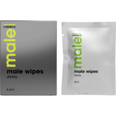 Cobeco Male Wipes Delay 6X 25ml