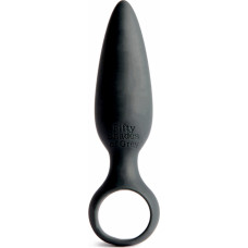 Fifty Shades Of Grey Silicone Butt Plug / Black