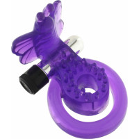 Seven Creations Cock & Ball Ring Butterfly / Purple
