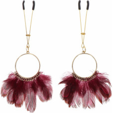 Taboom Tweezers With Feathers / Gold