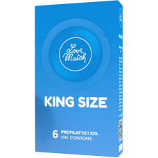 Love Match Prezerwatywy-Love Match King Szie XXL - 6 pcs pack
