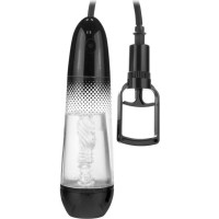 Me You Us Pompka- Me You Us Amplify Pump Masturbator Clear/Black