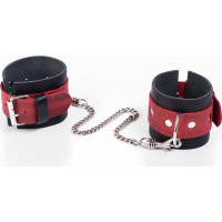Whips Collection Kajdanki- Cuffs Crazy Horse Red, Small