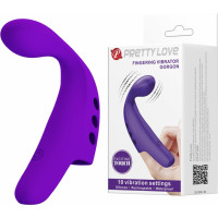 Pretty Love - FINGERING VIBRATOR GORGON Purple,  10 vibration functions