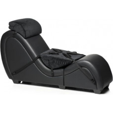 Xr Brands Kinky Sex Chaise with Love Pillows - Black