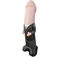 Boss Of Toys Inflatable Groom Bop Bag - Flesh