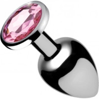 Xr Brands Pink Gem - Butt Plug - Small