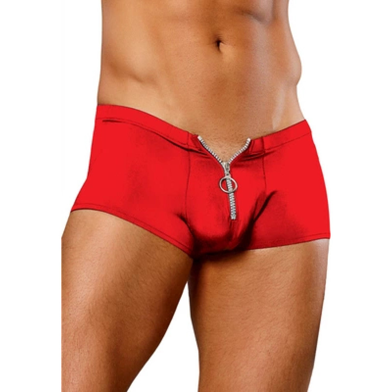 Male Power Šorti ar rāvējslēdzēju - S/M - Sarkani