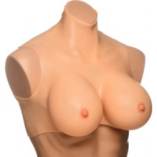 Xr Brands Perky Pair G-Cup Silicone Breasts - Flesh