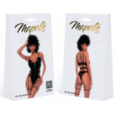 Mapalé Боди - S/M - Мокрый эффект, черный