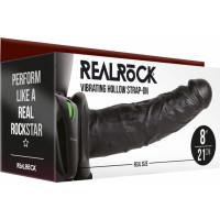 Realrock By Shots Vibrējoša doba siksna bez bumbiņām - 8 / 20,5 cm