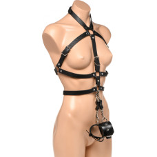 Xr Brands Female Body Harness - L/XL - Black