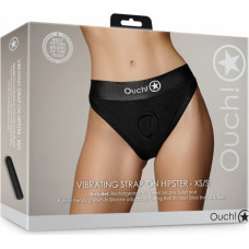 Ouch! By Shots Vibrējoša siksna Hipster - XS/S - melna