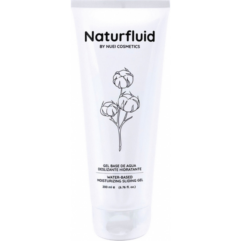 Nuei Naturfluid — uz ūdens bāzes veidots slīdošais gēls — īpaši biezs — 6,76 fl unces / 200 ml