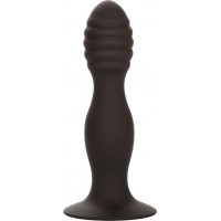 Calexotics Ribbed Anal Stud / Black