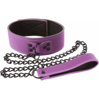 Ns Novelties Lust Bondage Collar / Purple