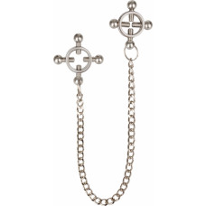 Calexotics 4 Point Nipple Press w Chain / Black