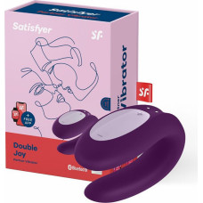 Satisfyer Double Joy - Вибратор для партнеров - Фиолетовый