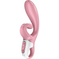 Satisfyer Hug Me – Truša vibrators ar mēles galu klitora stimulēšanai – rozā