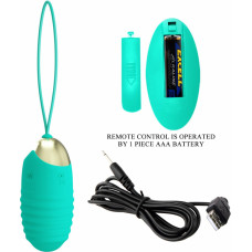 Pretty Love - JESSICA Dream chaser 3, Green, Wireless remote control 12 vibration functions