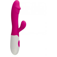 Power Escorts Billy g pink 20 cm silicone vibrating 10 speed