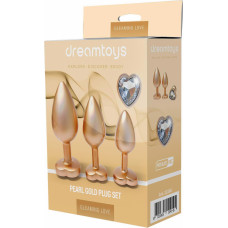 Dream Toys GLEAMING LOVE MATTE GOLD PLUG SET