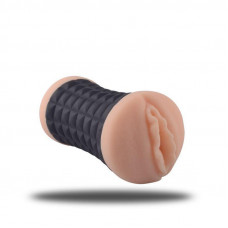 Toyz4Lovers Masturbator- Doppio Masturbatore maschile vagina e ano Deep Black