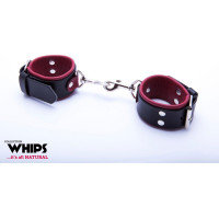 Whips Collections Kajdanki - WHIPS Kajdanki damskie z karabińczykami