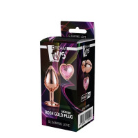 Dream Toys GLEAMING LOVE ROSE GOLD PLUG MEDIUM