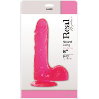 Real Rapture Dildo-JELLY DILDO REAL RAPTURE PINK 8