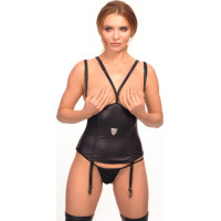 7Heaven Zjawiskowy gorset z otwartymi miseczkami 'XL'