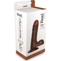 Real Rapture Dildo-REALISTIC DILDO REAL RAPTURE BROWN 8
