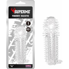 Super Me Nubby Sleeve-Clear