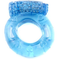 B - Series Easylove Pierścień-Vibrating CockRing Blue