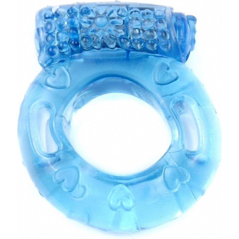 B - Series Easylove Pierścień-Vibrating CockRing Blue