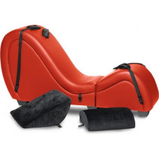 Xr Brands Kinky Sex Chaise with Love Pillows - Red