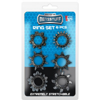 Dream Toys MENZSTUFF 6PC STRETCHEABLE RING SET
