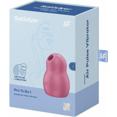 Satisfyer Pro to Go 1 – topeltõhupulssiga vibraator – punane