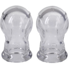 Doc Johnson Tweak - krūšu piesūcēju komplekts - skaidrs