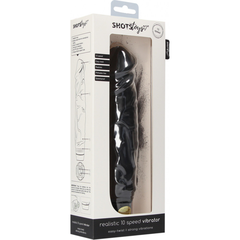 Shots Toys By Shots Reālistisks vairāku ātrumu vibrators