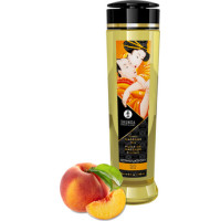 Shunga Erotic Massage Oil - Peach - 8 fl oz / 240 ml