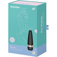 Satisfyer Pro 3Plus - Стимулятор Airpulse и вибрация - Черный/Золотой