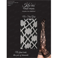 Kixies Elle — augšstilbs augsts — B — melns