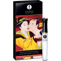 Shunga Dievišķais mutes lūpu spīdums — zemeņu dzirkstošais vīns — 0,33 fl unces / 10 ml