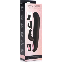 Xr Brands Royal Rabbits Bling Bunny — elastīgs trušu vibrators