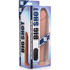 Curve Toys Vibrējošs silikona dildo ar tālvadības pulti - 10 / 25,5 cm